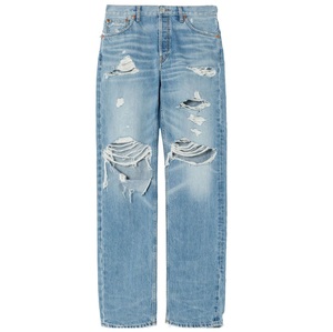 Vente en gros unisexe solide en détresse respirant meilleure vente Design personnalisé grande taille poids lourd automne hiver les deux côtés - Product Image 6