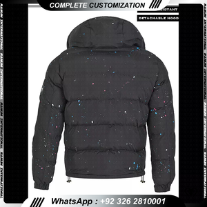 Veste matelassée pour hommes, vêtements d'hiver personnalisés pour hommes, streetwear en vrac, bombardier en duvet rembourré à la mode, veste matelassée légère pour hommes - Product Image 5