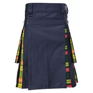 Kilts écossais pour hommes, kilt hybride pour hommes, tartan jaune MacLeod, laine acrylique, vente en gros d'usine 2026 - Product Image 1
