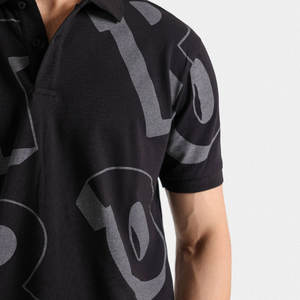 Logo personnalisé manches courtes en gros 100% coton Polos Meilleure qualité T-shirt polo imprimé pour hommes - Product Image 2