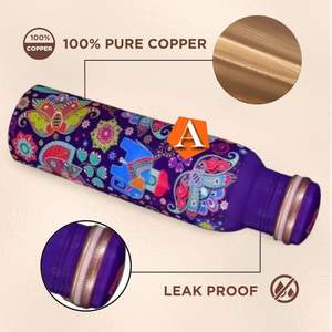 34oz 100% Pure Copper <b>Water</b> <b>Bottle</b> For Drinking Large Handcrafted Ayurvedic Copper <b>Water</b> <b>Bottle</b> <b>Metal</b> <b>water</b> <b>bottle</b> - Product Image 6