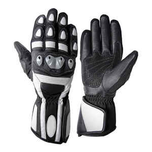 Wholesale Top Sports Motorbike Gloves High Quality Leather Breathable Mesh <b>Fabric</b> Comfortable Outdoor Cycling Use Fashionable - Product Image 1