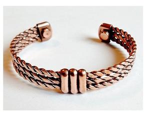 Brazalete Magnético de Aleación de Cobre, Diseño Vintage de Estrella, Unisex, Regalo Indio - Product Image 4