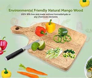 Planche à découper en bois écologique pour la cuisine Design parfait pour la préparation des aliments disponible à prix compétitif depuis l'Inde - Product Image 6