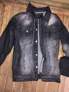 Wholesale Men Women Quality Men Custom Patches Distress Sublimation <b>Embroidery</b> Logo Screen Print Vest Jeans Jeans <b>Denim</b> <b>Jacket</b> - Product Image 2