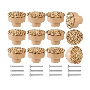 ลูกบิดลิ้นชักหวายสำหรับตู้เสื้อผ้ามือจับตู้กับข้าวมือจับประตูตู้เก็บของเฟอร์นิเจอร์เฟอร์นิเจอร์เฟอร์นิเจอร์อุปกรณ์สำหรับลิ้นชักลิ้นชักเฟอร์นิเจอร์อินเดีย - Product Image 4