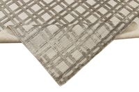 Tapis de prière moderne abstrait en bambou écoresponsable, grand format, fait main, réversible, antidérapant, lavable, plat, pour bureau, salle de bain, cuisine