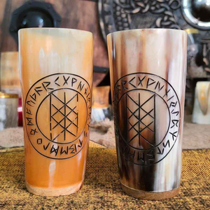 Vaso de Chupito de Cuerno de Búfalo Pulido, Hecho a Mano, Rústico y Ecológico de Alta Calidad, para Regalo de Boda, Decoración de Cocina o Bar - Product Image 6