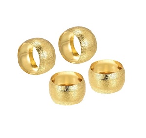 Luxury Napkin Rings for Weddings and Parties Pure <b>Copper</b> with Creative Design <b>Table</b> Decor for Restaurants - Product Image 4