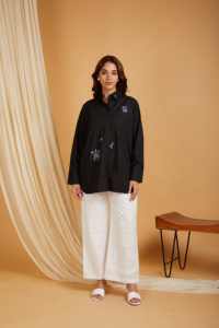 Nouveau concepteur de vêtements personnalisés de haute qualité, robe décontractée à manches longues pour femmes à la fabrication en gros - Product Image 3