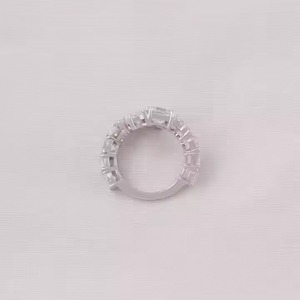 Design unique Bague en or massif 14 carats de luxe pour femmes Bague de dérivation en diamant créée en laboratoire multi-formes Cadeau de style romantique pour les filles - Product Image 4