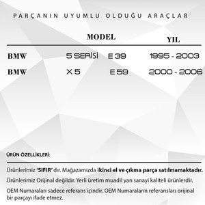 ปุ่มปิดเครื่องปรับอากาศ BMW ซีรีส์ 5 รุ่น E60, E61 ปี 2001-2010 - Product Image 4