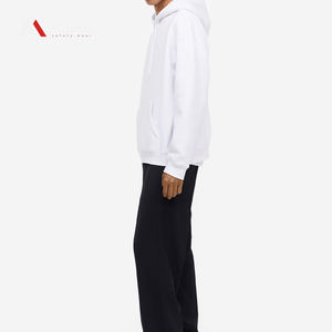 OEM Sudadera con capucha destruida con mangas largas bolsillo canguro impreso logotipo liso teñido poliéster/tela de algodón para otoño estilo de gran tamaño - Product Image 5