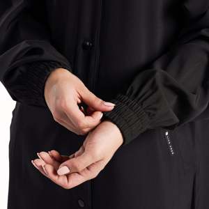 Black Shield Abaya <b>Top</b> Modest Sportswear Long Sleeve UPF50+ Loose Fit Women - Product Image 6