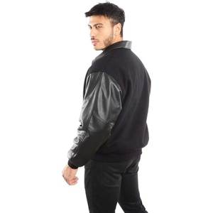 Veste universitaire en cuir/laine de qualité supérieure pour hommes Vestes universitaires Letterman pour garçons XS-5XL - Product Image 2