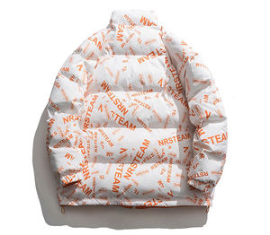 แจ็กเก็ตขนเป็ดสำหรับผู้หญิงน้ำหนักเบามีซิปพิมพ์ลายซับลิเมชันใหม่2025ฤดูหนาว - Product Image 4