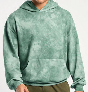 Sudadera con capucha de gran tamaño personalizada de alta calidad Sudadera con capucha con diseño de tinte de corbata para hombre Sudaderas con capucha con logotipo personalizado para hombre - Product Image 4