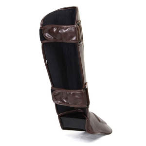 Espinilleras de boxeo de cuero PU hechas a medida de la mejor calidad Precio al por mayor Espinilleras de Muay para protección de protectores y calentadores de piernas - Product Image 4