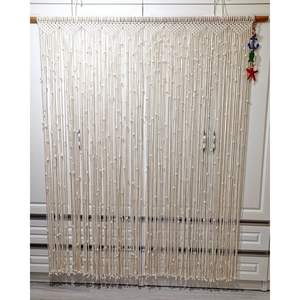 Beautiful Boho Macrame Wall Decor Cotton <b>Curtain</b> Hanging Wall <b>Curtain</b> Valance - Product Image 1