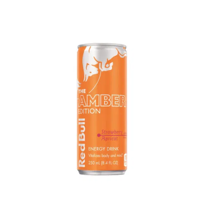 Wholesale Red Bull Amber Edition Strawberry Apricot Energy Drink <b>Bulk</b> 12fl oz Can - Product Image 2