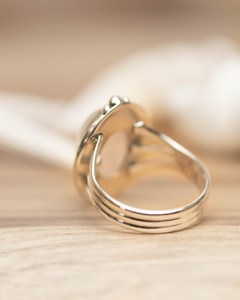 Haute qualité véritable Quartz Rose pierre précieuse 925 solide en argent Sterling délicate promesse Boho bijoux fins bague pour les femmes - Product Image 6