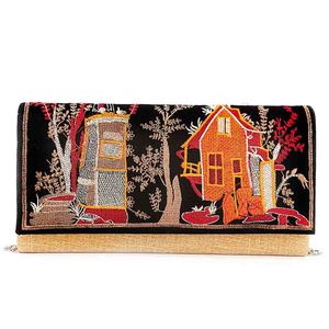 Bolso de mano bordado para mujer (9035) - Color Fawn - Product Image 2