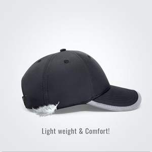 หมวกเบสบอลทางการ5แผงผ้าฝ้ายแข็งแรงหมวกปิดถนนแบบสปอร์ตปรับได้สำหรับกิจกรรมกลางแจ้ง - Product Image 2