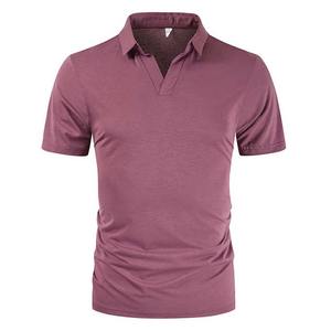Polo clásico para hombre 230 GSM 100% algodón entrelazado textura suave Slim Fit OEM y ODM bordado personalizado suministro del fabricante - Product Image 6