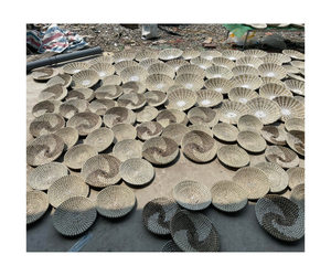 ตะกร้าจานหญ้าทะเลทอด้วยมือแขวนตกแต่งบ้าน - Product Image 1