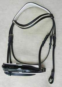 Bride à langer en cuir de cheval de qualité supérieure de haute qualité avec demi-muserolle Dernière conception Halter durable Prix compétitif pour l'équitation - Product Image 3