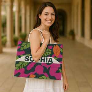 Fourre-tout perlé personnalisé, fourre-tout de mariage personnalisé, sac de perles florales, sac de mariage personnalisé, cadeau de demoiselle d'honneur, fourre-tout floral bleu, - Product Image 5