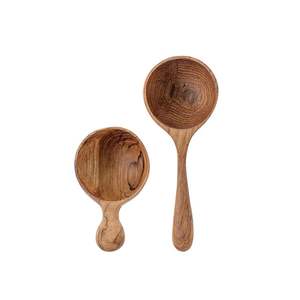 Cuchara Miniatura Decorativa de Madera de Acacia Hecha a Mano en India, Utensilios de Cocina, Adorno de Mesa para el Hogar, Bodas, Restaurantes, Regalo - Product Image 3