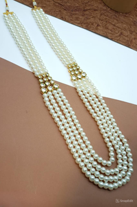 INDIAN TRADITIONAL <b>and</b> FASHIONABLE COPPER JEWELLERY BRIDAL WEDDING JEWELLERY <b>SET</b> for WOMEN <b>EARRINGS</b> <b>and</b> <b>NECKLACE</b> <b>SET</b> - Product Image 2