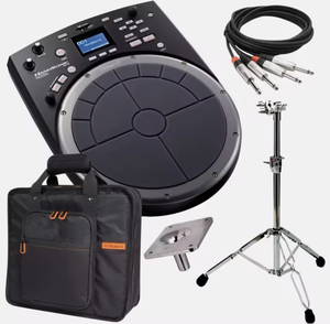 Nuovissima Camera per Tamburo in Alluminio HPD-20, Strumento a Percussione Acustica Digitale Personalizzabile, Doppia Tensione, Prodotto negli USA, con Supporto - Product Image 1