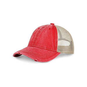 Casquette de camionneur à profil haut réglable, devant en mousse structurée, panneau arrière en maille respirante, logo personnalisé - Product Image 4