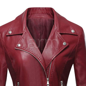 Services OEM, veste en cuir pour femme de haute qualité avec logo personnalisé, nouveau design, veste d'hiver en cuir pour femme, fabriquée au Pakistan - Product Image 2