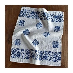 Personalized Colourful Block Printed Different Size Absorbent Kitchen Cleaning Oil Proof Home Cleaning Dish Towels Drop Shipping - Product Image 2