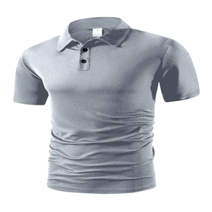 2025 Men Short Sleeve Polo <b>Shirt</b> Cotton Breathable Slim Fit Classic <b>Collar</b> Summer Casual <b>T</b> <b>Shirt</b> - Product Image 3