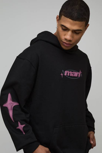 เสื้อฮู้ดดี้ผู้ชายทรงโอเวอร์ไซส์ ผ้าฝ้าย 100% พิมพ์ลายแบบรีดร้อน สไตล์วินเทจ สำหรับฤดูหนาว รับผลิตตามสั่งขายส่ง - Product Image 3