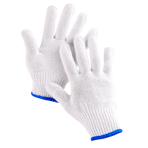 Fábrica al por mayor barato algodón tejido poliéster hilo tejido seguridad guantes de trabajo guante de seguridad - Product Image 1