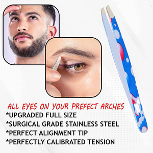 Pinzas para cejas de acero inoxidable de alta calidad Premium, herramienta de belleza personalizada puntiaguda, OEM, precio competitivo, ligero - Product Image 2
