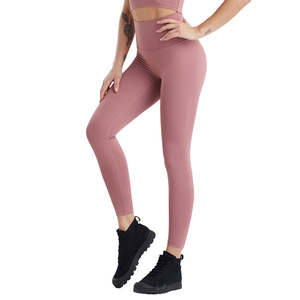 Wholesale Custom Simple <b>Striped</b> Ankle-Length High Waist Plus Size Womens <b>Leggings</b> Fitness Sport Wear Yoga Pants Spandex/Nylon - Product Image 2