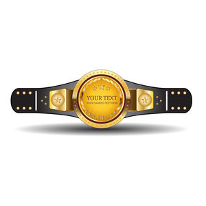 Nouvelle ceinture dorée personnalisée pour le championnat de boxe, ceinture dorée WWE World Heavyweight Championship - Product Image 2