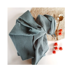 Serviettes de cuisine et accessoires de table en coton 100% sur mesure, couleur unie audacieuse, pour la maison et les cérémonies - Product Image 5