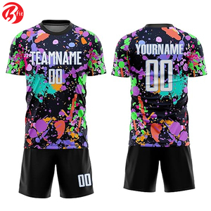 OEM Sublimated <b>Men's</b> Soccer Wear Team Uniform for Adults Automated Cutting Football Jersey & Tops - Product Image 4