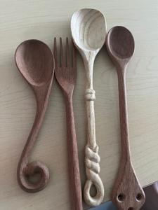 Cucharas de madera de bambú de primera calidad, venta al por mayor, utensilios de postre de café hechos a mano con mango largo a precio competitivo - Product Image 6