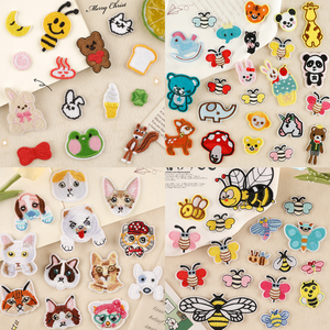 Mini patchs en fer brodés MIX taille personnalisée tissu tissé écologique pour chapeau nom étiquette sangle sac porte-clés décoration - Product Image 4