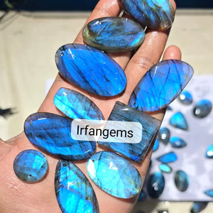 หินอัญมณีเจียระไนแบบหลังเบี้ยประกายแสงสีม่วงหรูหรารูปทรงลูกแพร์หินผิวเรียบมากสำหรับงานแต่งงานเครื่องประดับทำรถแท็กซี่ - Product Image 2