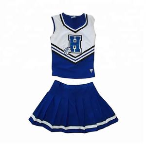 Conjuntos de uniformes de animadora personalizados para niñas, traje de equipo escolar con falda superior para ropa de actuación, vestido de animadora juvenil - Product Image 5