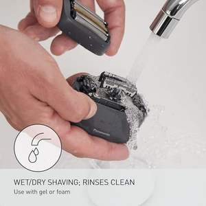 Afeitadora Eléctrica Compacta del Tamaño de la Palma de la Mano, Sistema de 5 Cuchillas, Afeitadora de Viaje Portátil para Rostro, Afeitado en Seco y Húmedo, Carga USB-C, Resistente al Agua IPX7 - Product Image 3